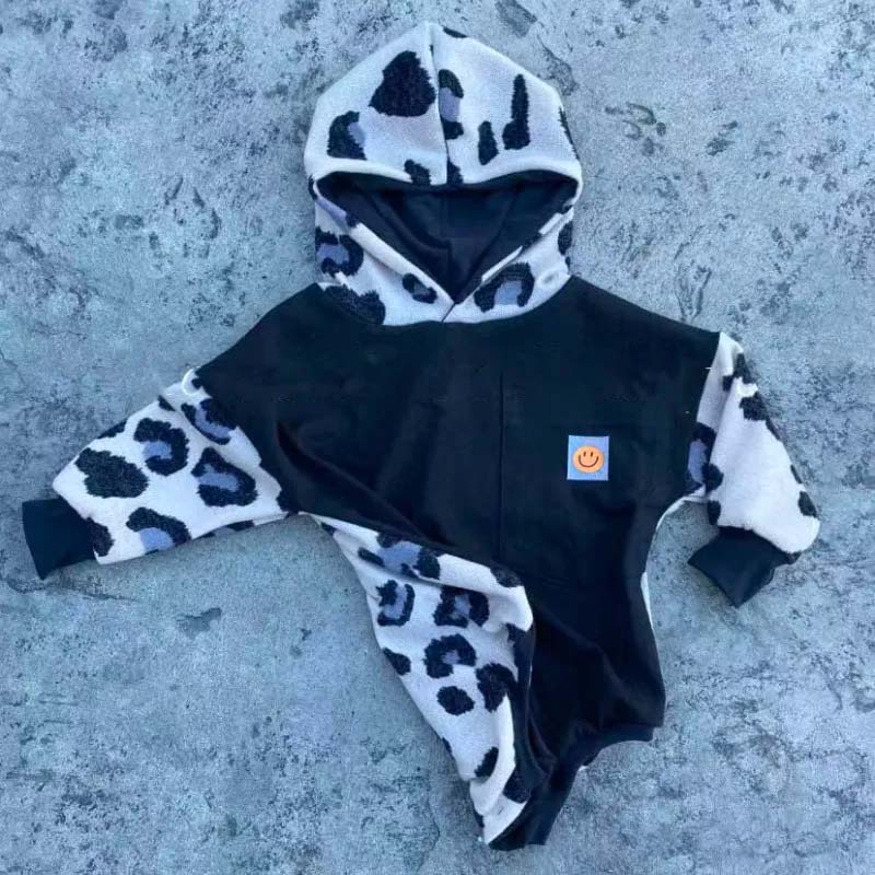 Baby Smile Hoodie Romper.
