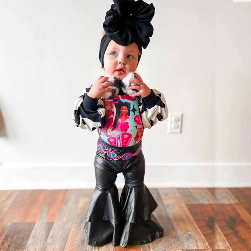 2-Piece Barbie Print Set.