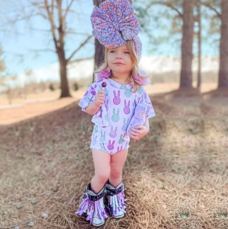 Baby Easter Print Romper