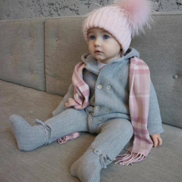 Winter Baby Sweater Jumpsuit.