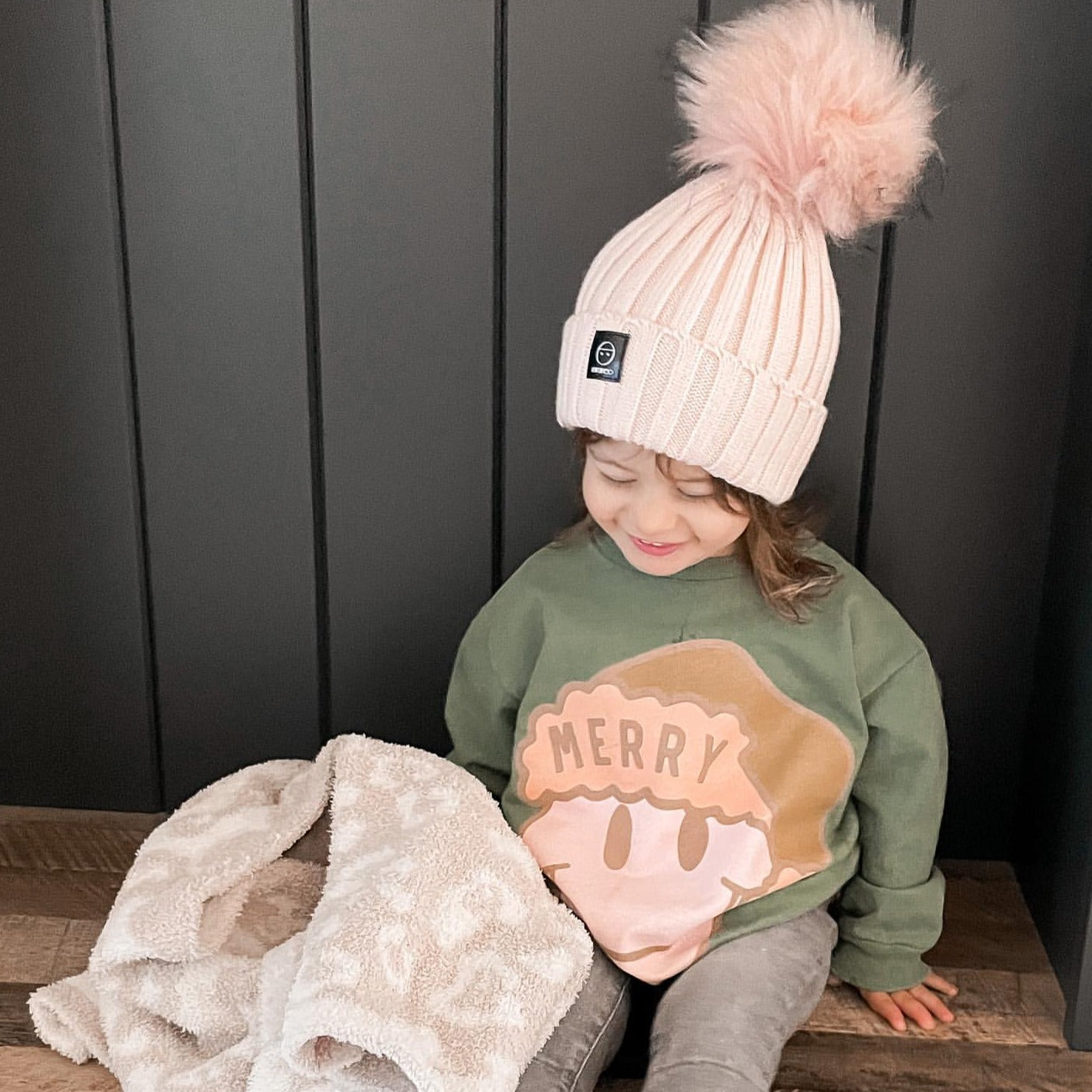 Baby Merry Print Sweatshirt pawlulu