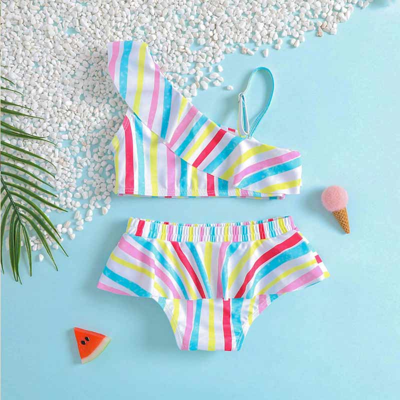 Toddler Stripe Bikini.