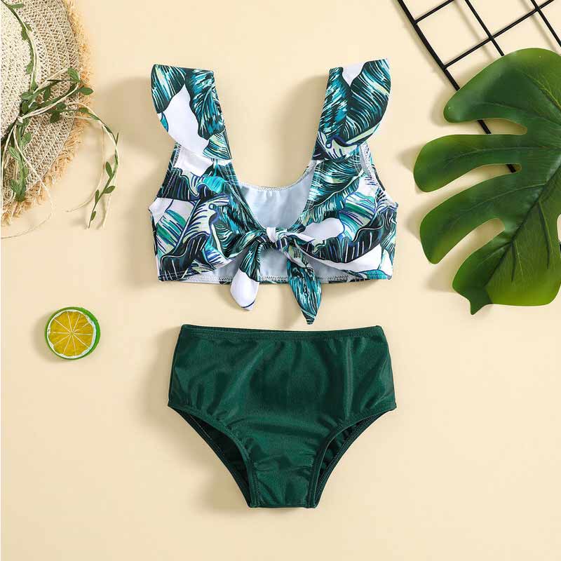 Toddler leaf Bikini.