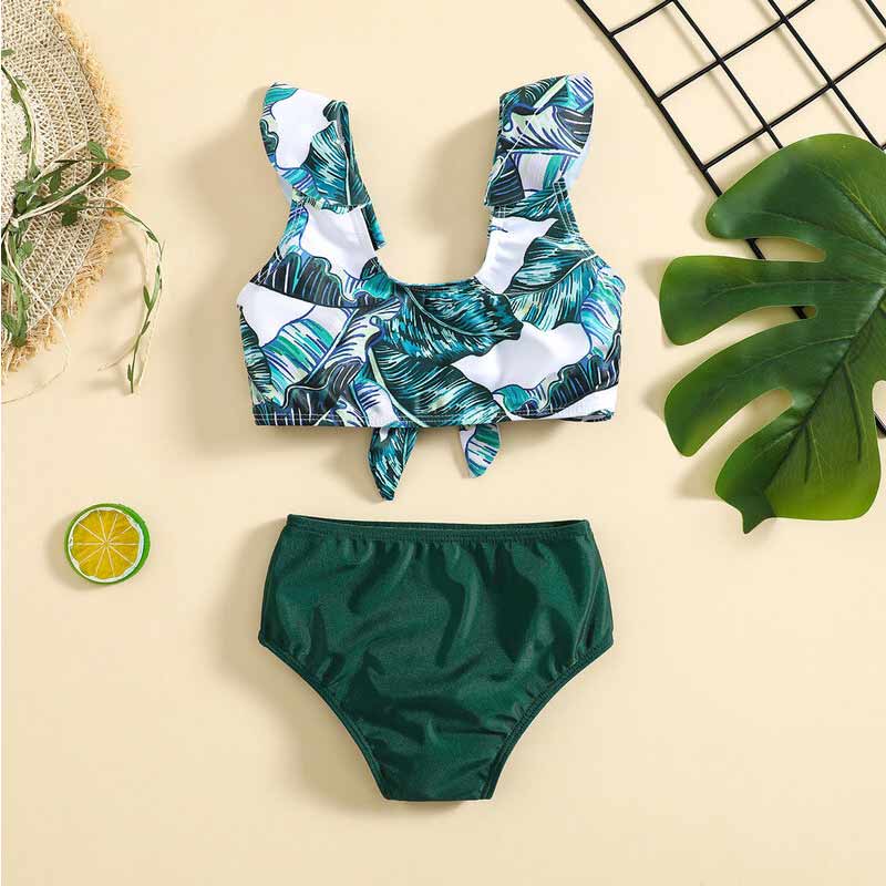 Toddler leaf Bikini.