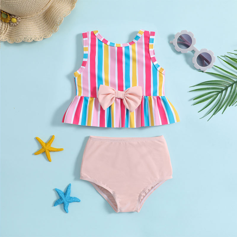 Toddler Rainbow Swimwear.