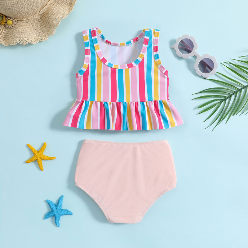 Toddler Rainbow Swimwear.