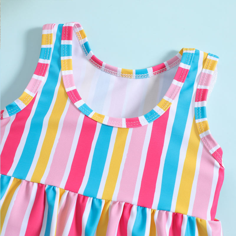 Toddler Rainbow Swimwear.