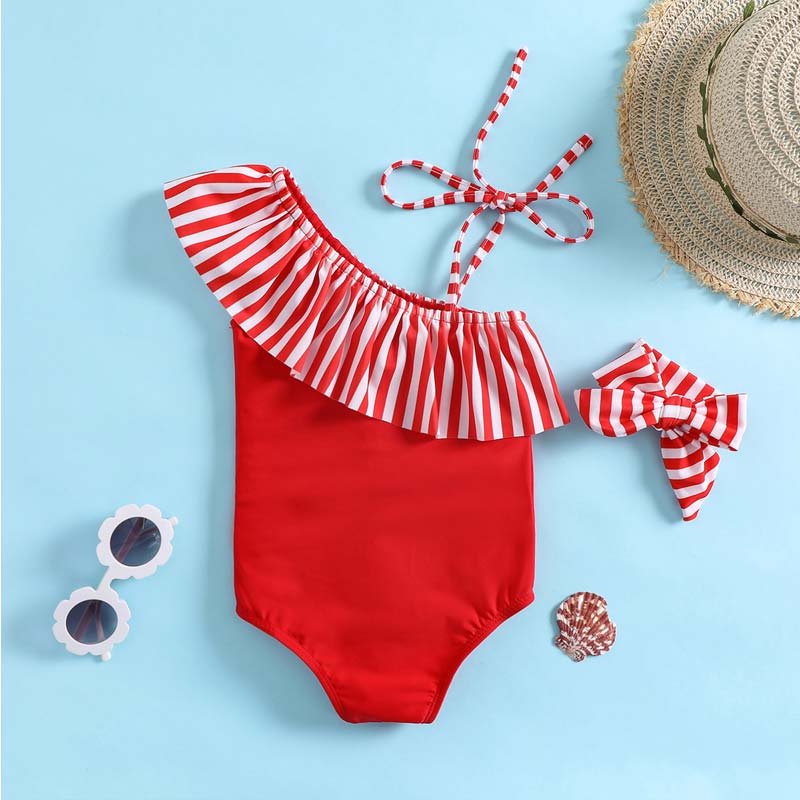 Toddler Reffles Swimwear.