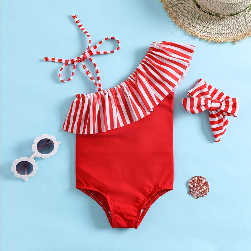 Toddler Reffles Swimwear.