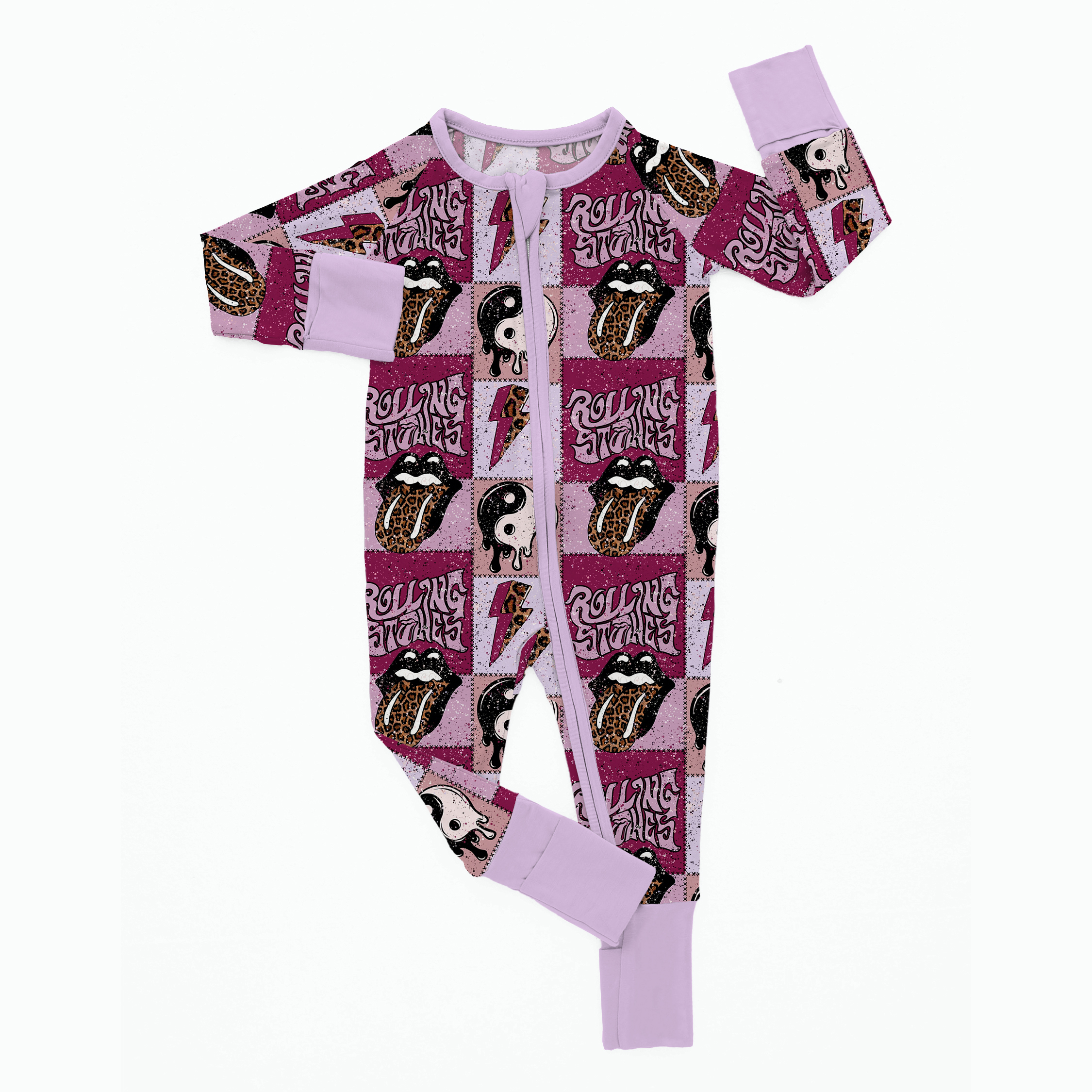 Newborn Band Checkered Bamboo Sleeper