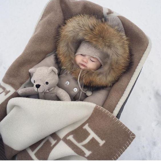 Winter Baby Sweater Jumpsuit.