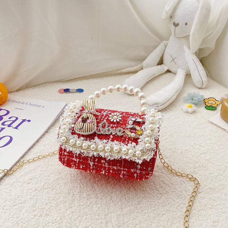 Girls Pearl Mini handbag.
