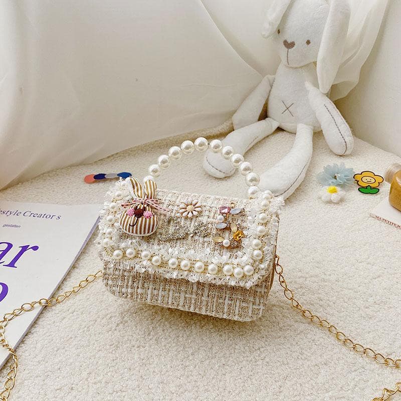 Girls Pearl Mini handbag.