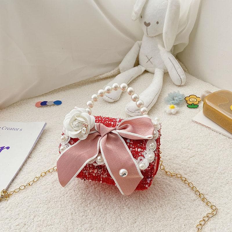 Girls Pearl Mini handbag.