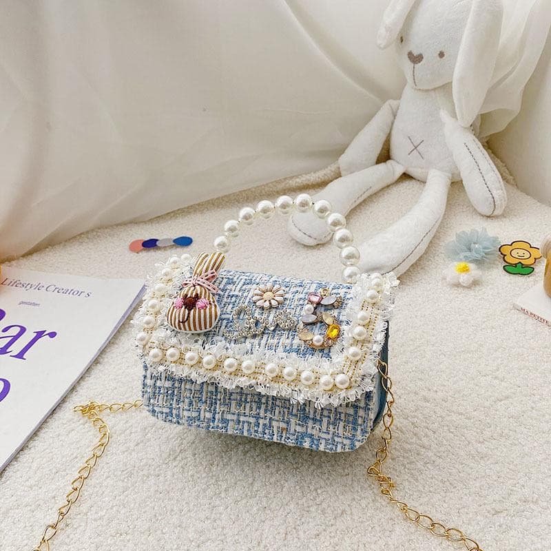 Girls Pearl Mini handbag.