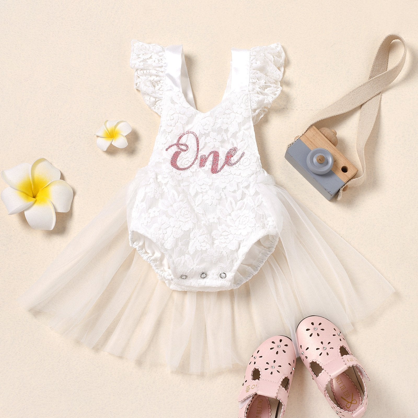 Baby Girl Lace Romper-visikids