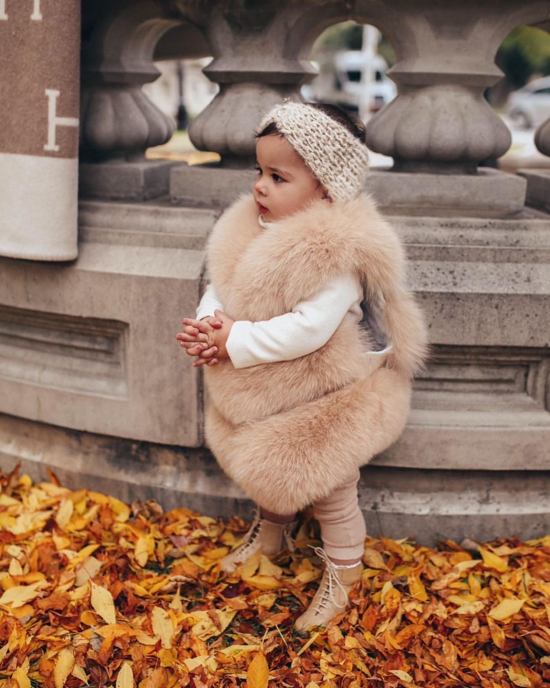 Girls Vest Winter Faux Fur Vests.