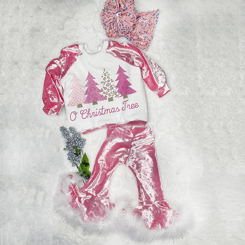 2-Piece Baby Girl Christmas Sets