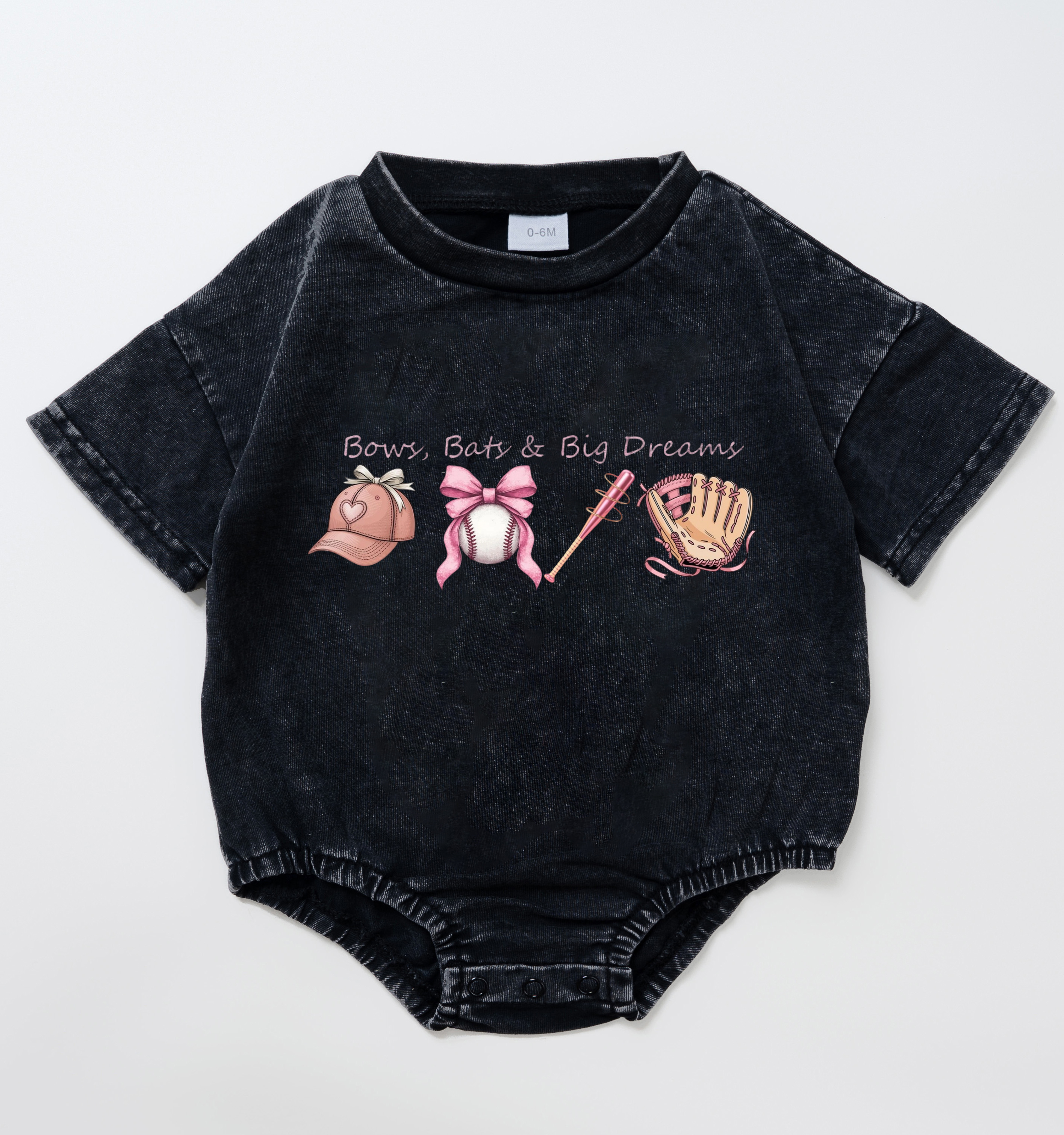 Baby Bows Bats & Big Dream Romper