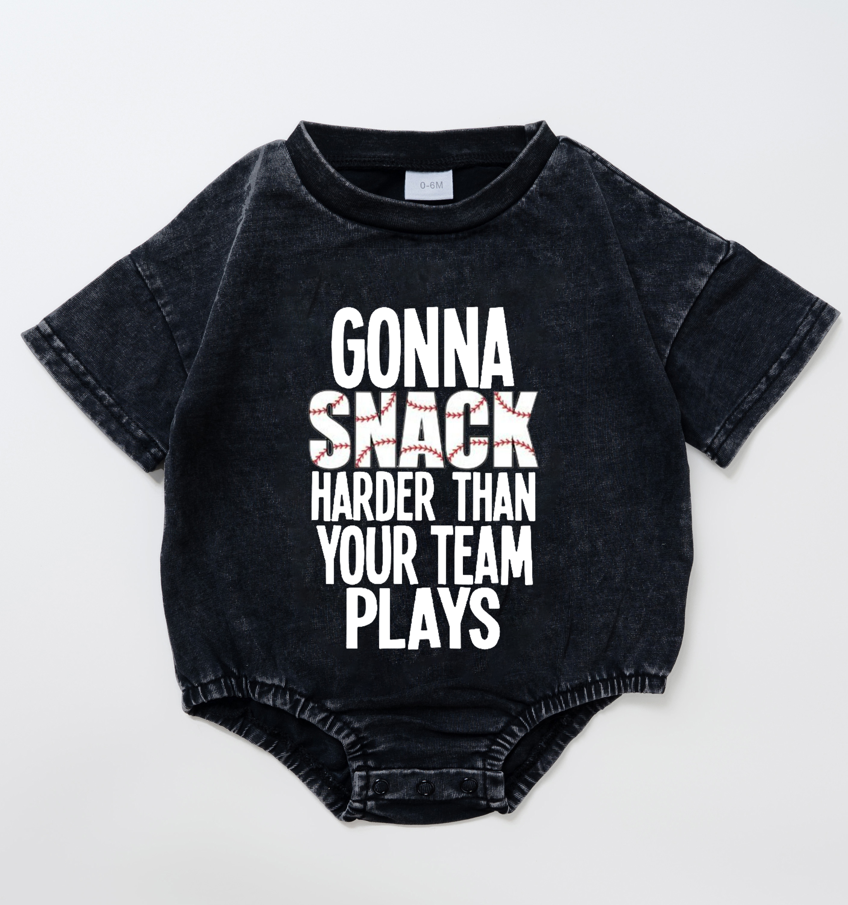 Baby Baseball Bubble Romper