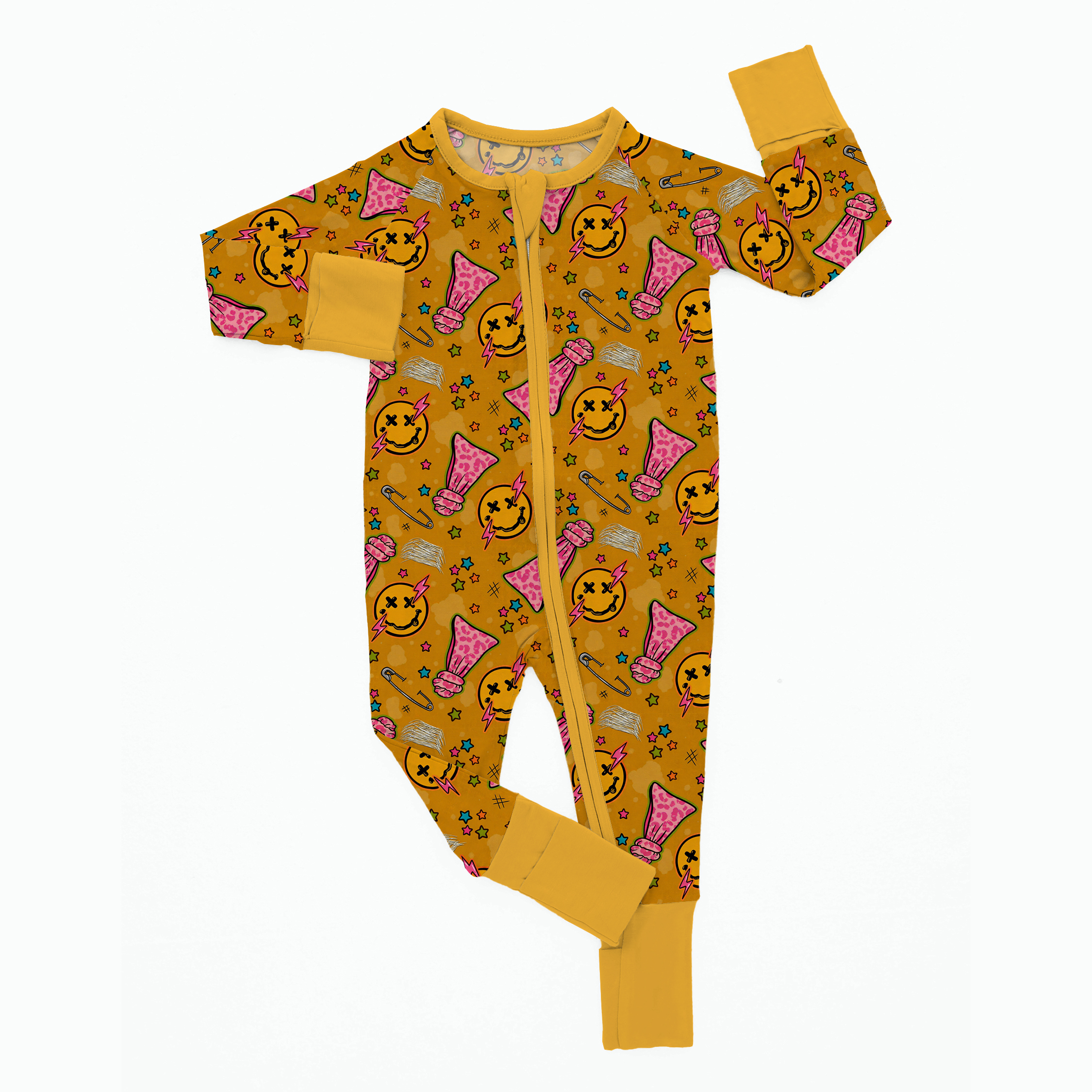 Newborn Happy Face Headband Bamboo Sleeper