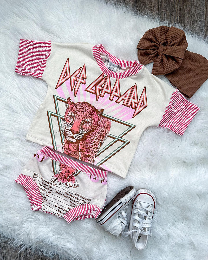2 Piece Baby Print Set
