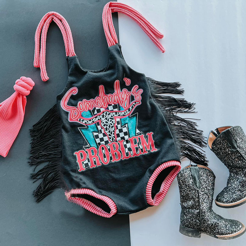Baby Somebody's Problem Romper