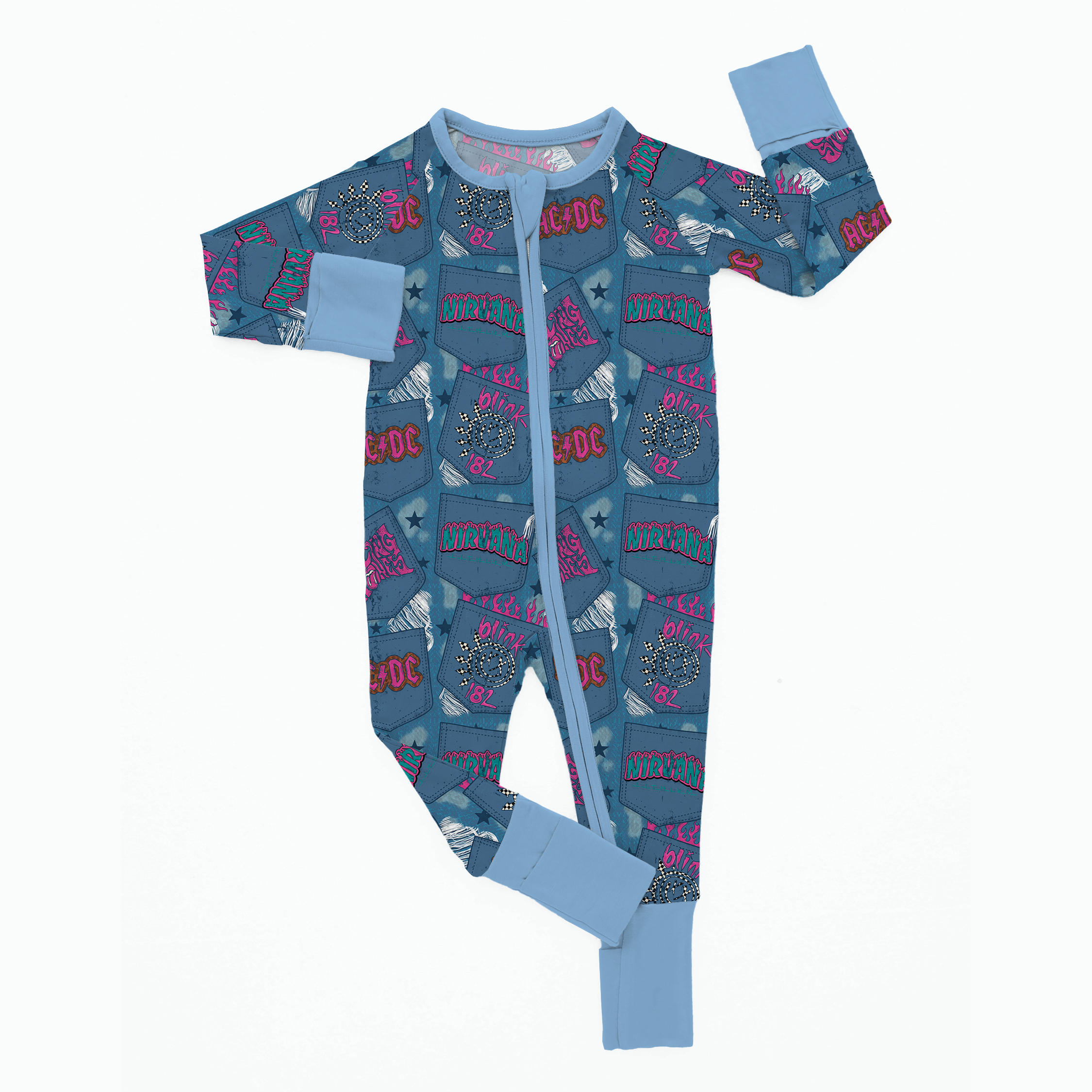 Newborn Band Pacthwork Bamboo Sleeper