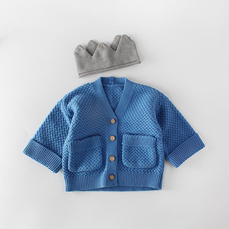 Spring New Baby Knitted Jacket Cardigan-visikids