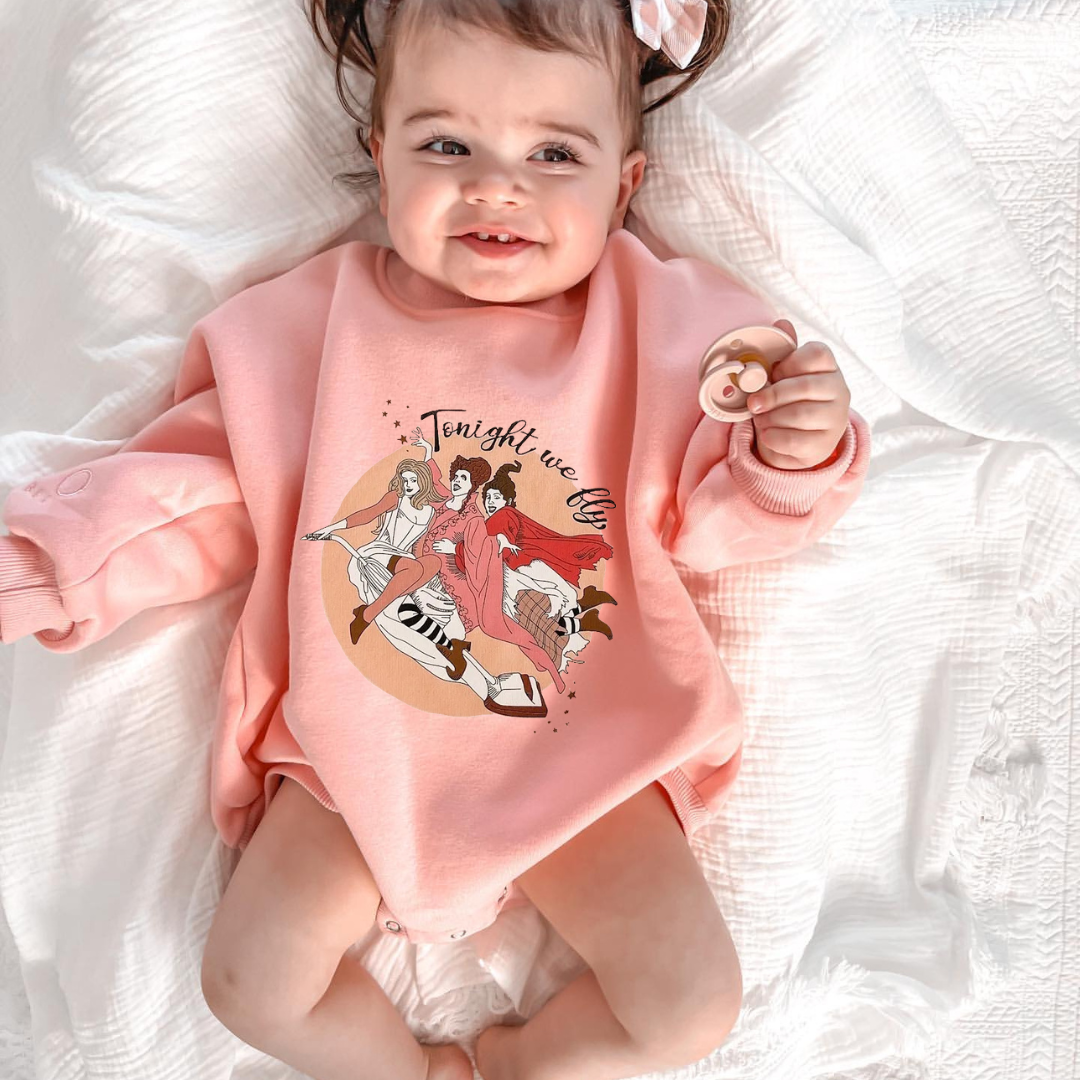 Tonight We Fly Print Rompers.