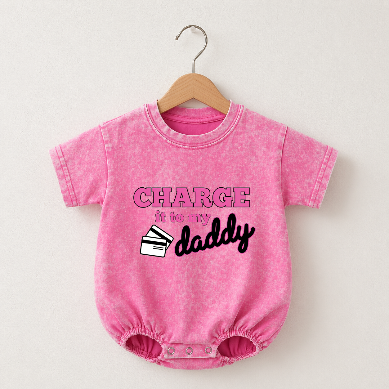 Baby Charge It To My Daddy Romper