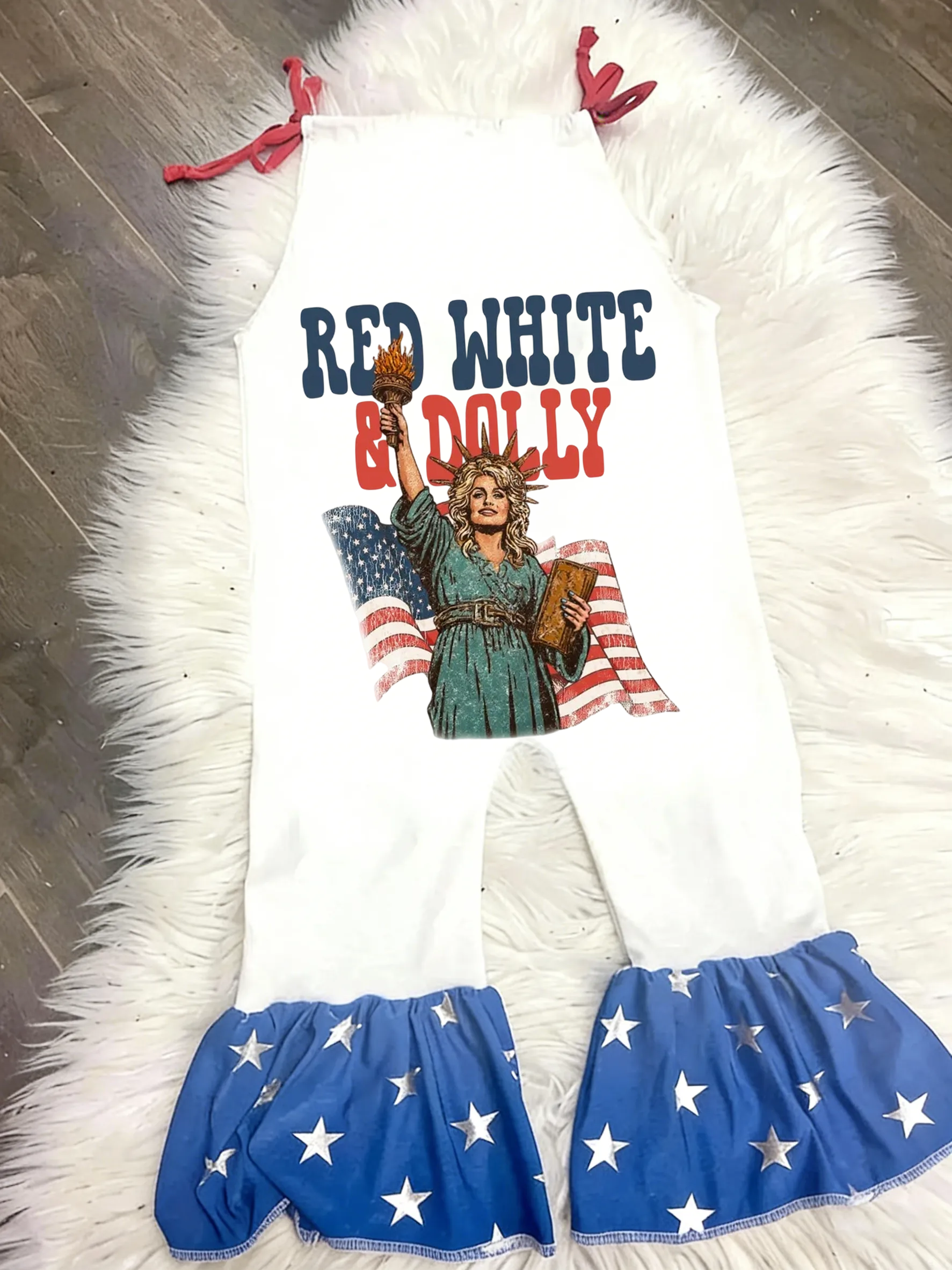 Baby Red White & Dolly Jumpsuit