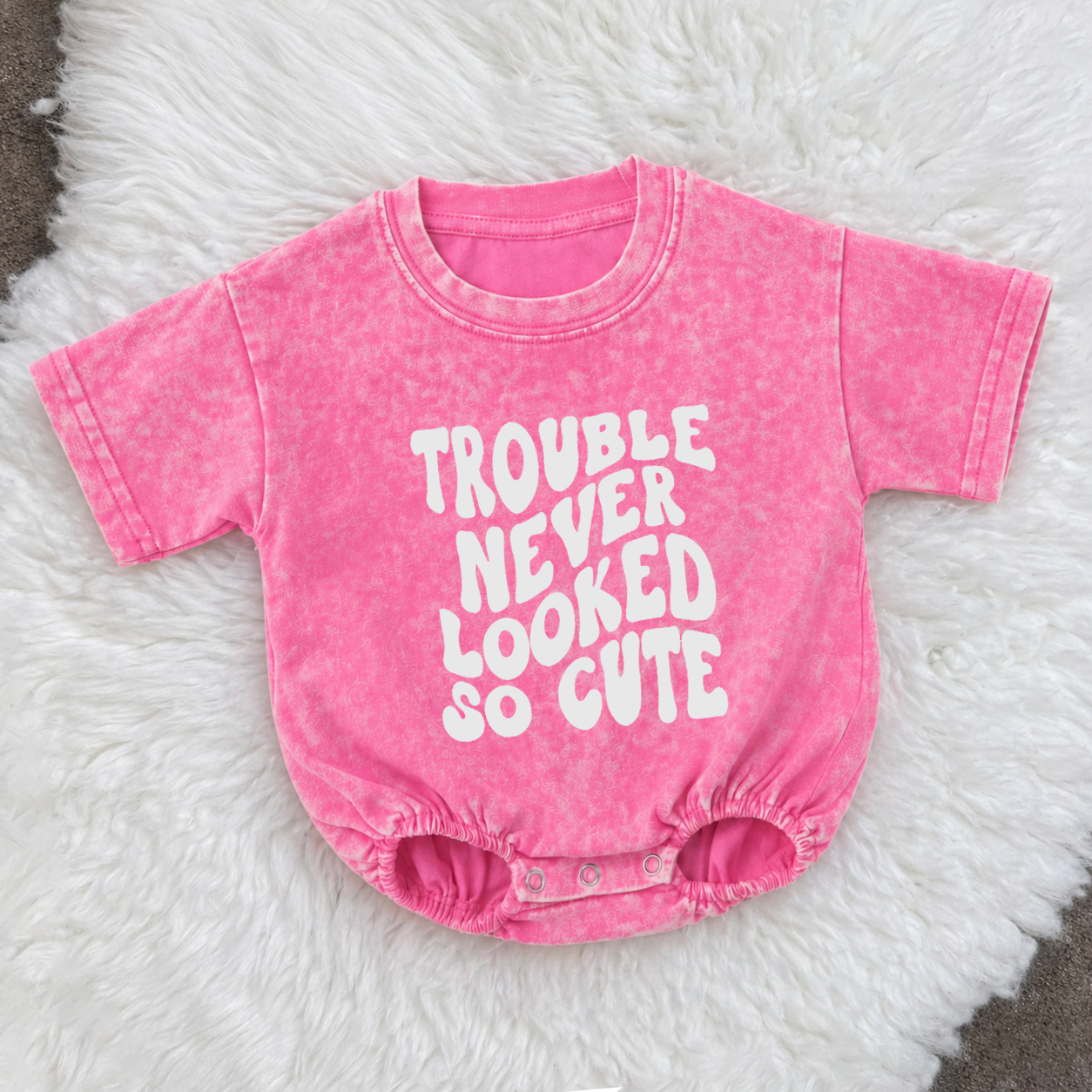 Baby Trouble Never Looked So Cute Romper