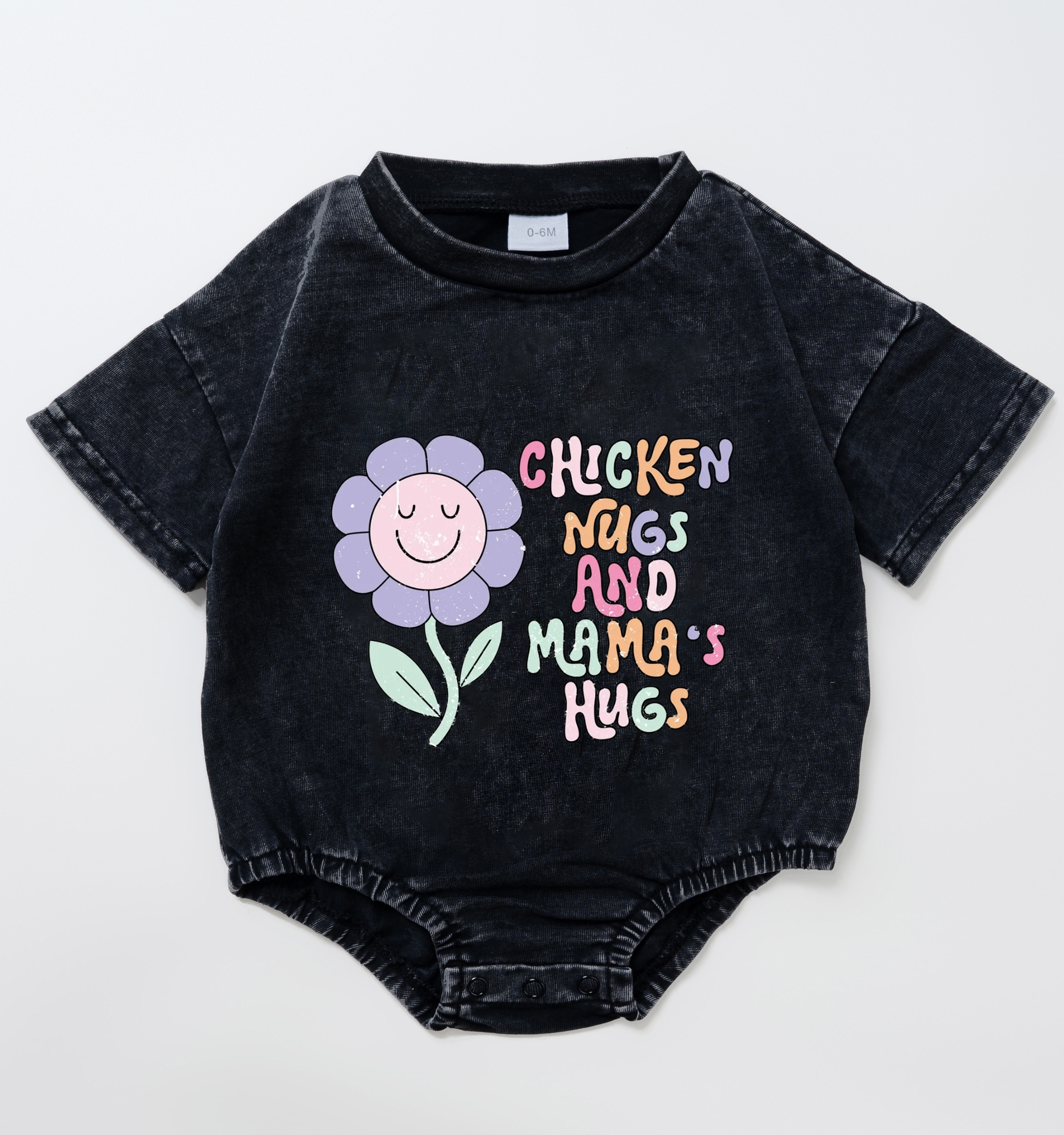 Baby Chicken Nugs And Mama's Hugs Romper