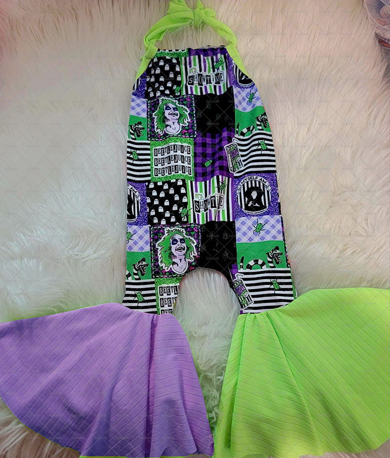 Girls Halloween Romper