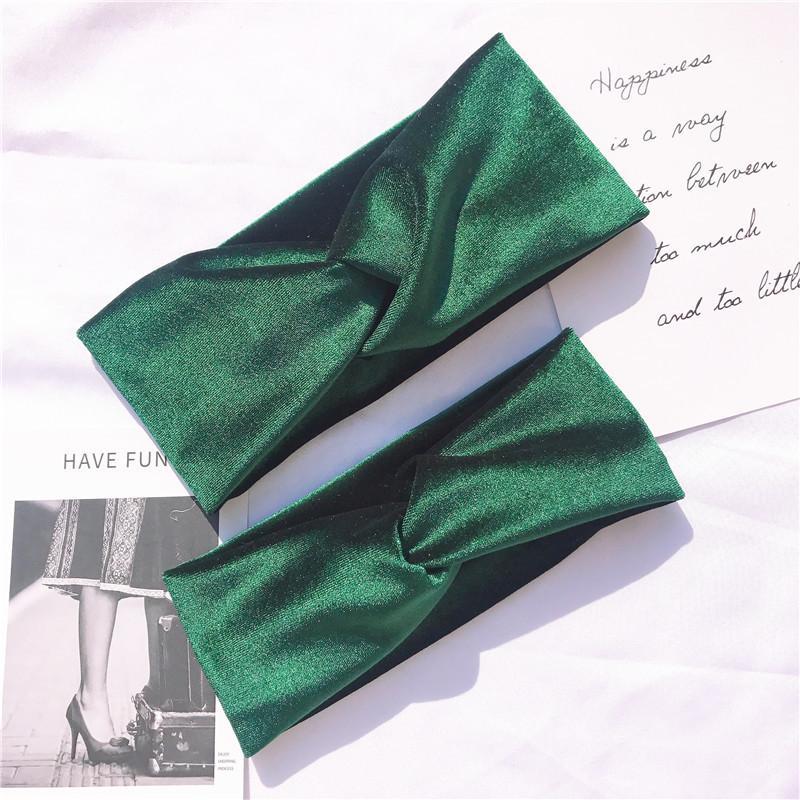 MOM and ME Velvet Cross Hairband.