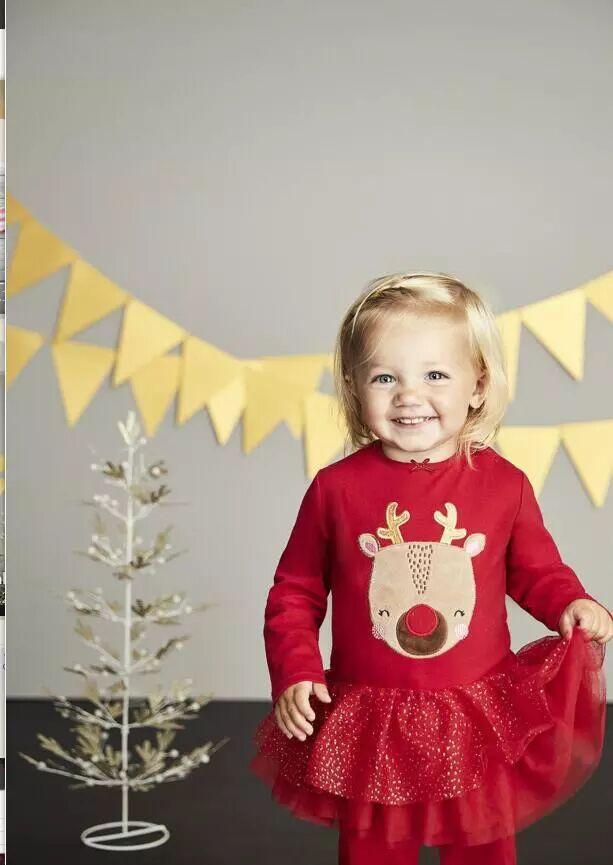 Baby Deer Head Embroidered Mesh Dress-visikids