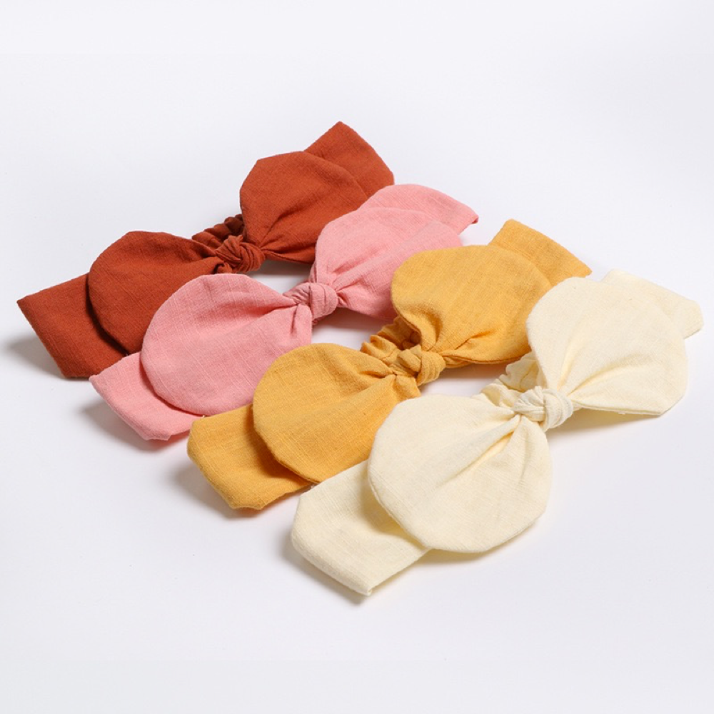 Baby pure cotton hair band.