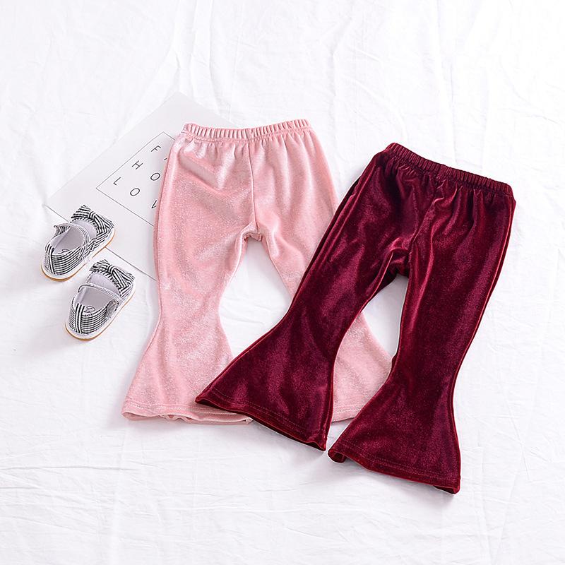 Baby Velvet Bell Pants.