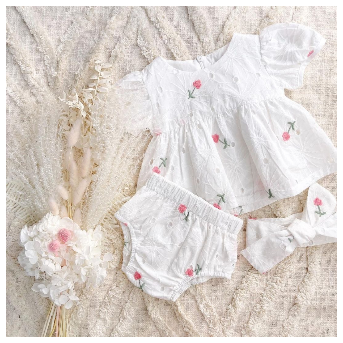 3-piece Baby Floral Set