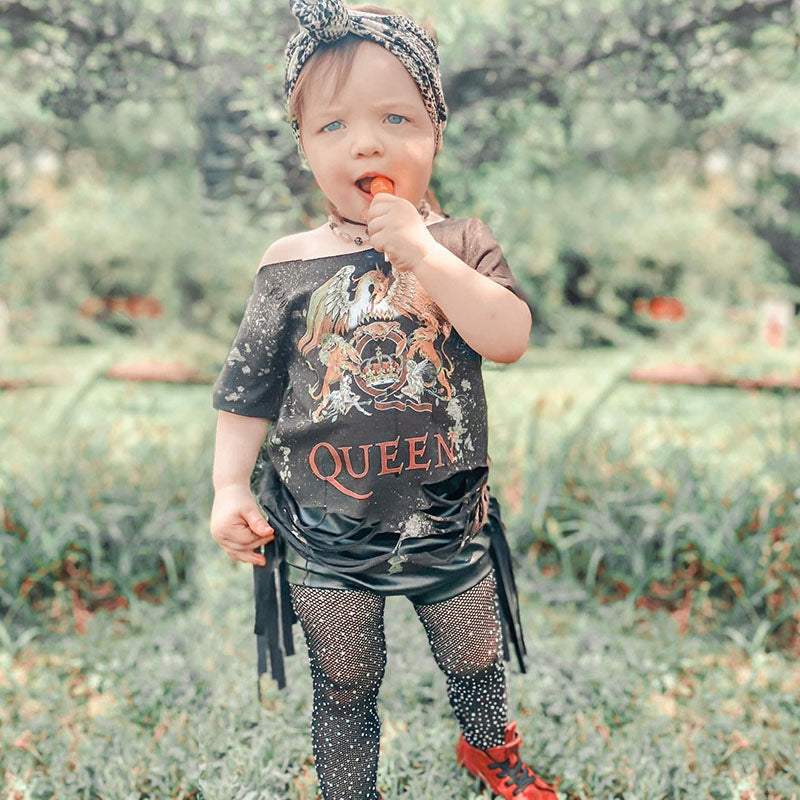 2 Pieces Baby Girl Queen Set