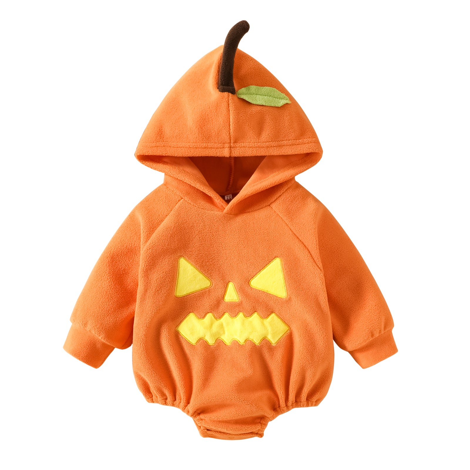 Baby Halloween Pumpkin Watermark Rompers
