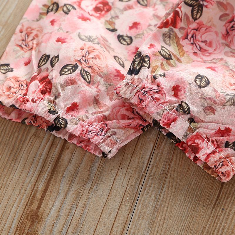 Baby Girl Floral Pink Long Sleeve Suit-visikids