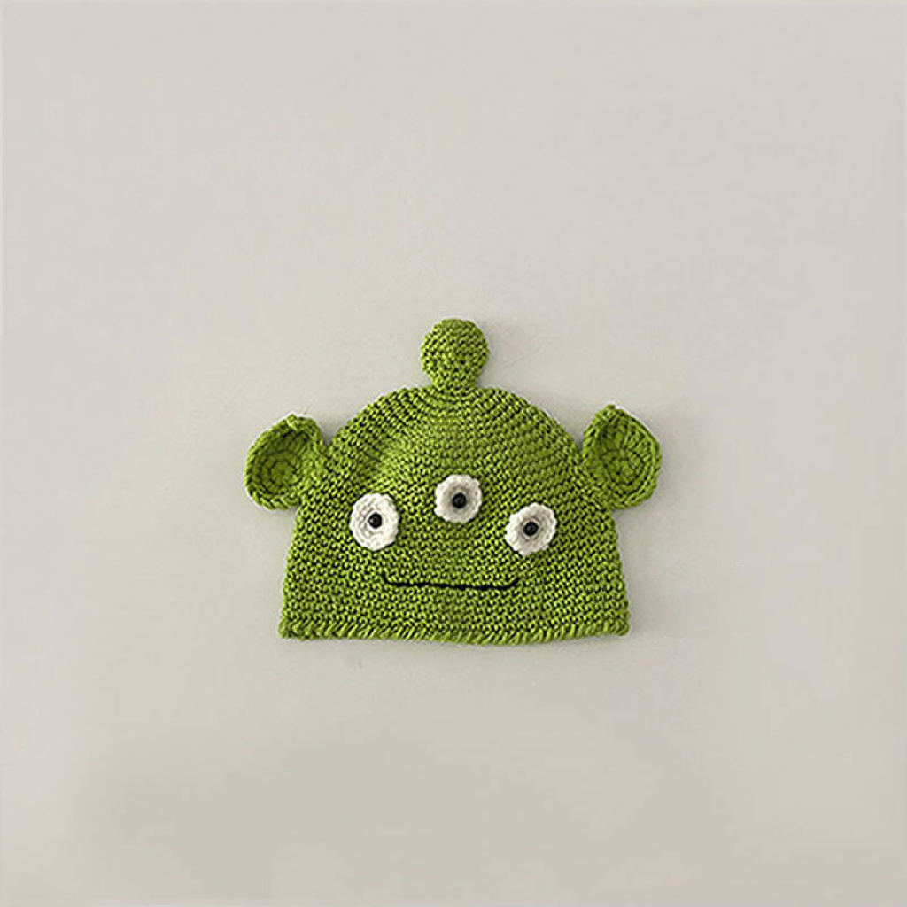 Baby Monster Knit Hat.