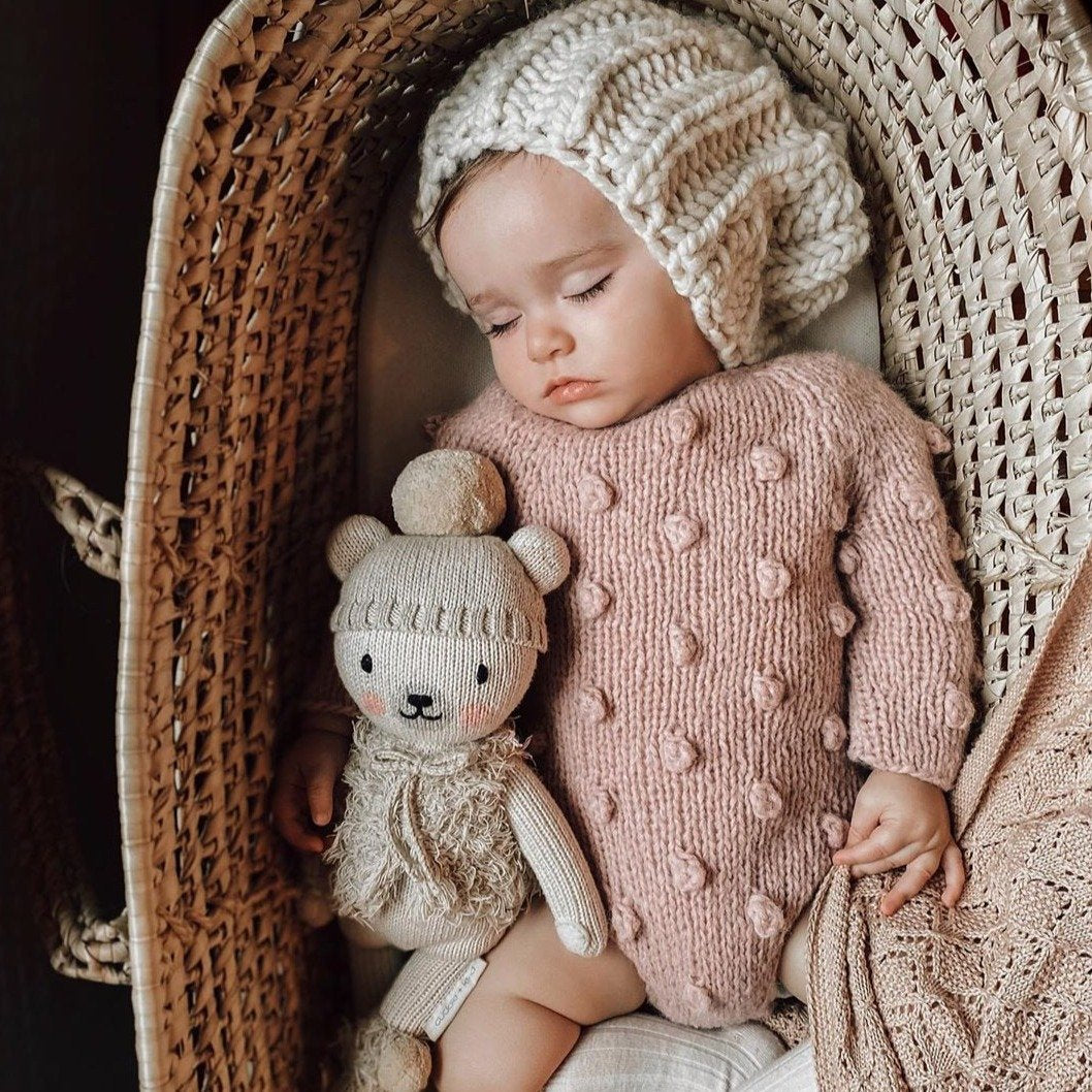 Baby Handmade Pink Sweater.
