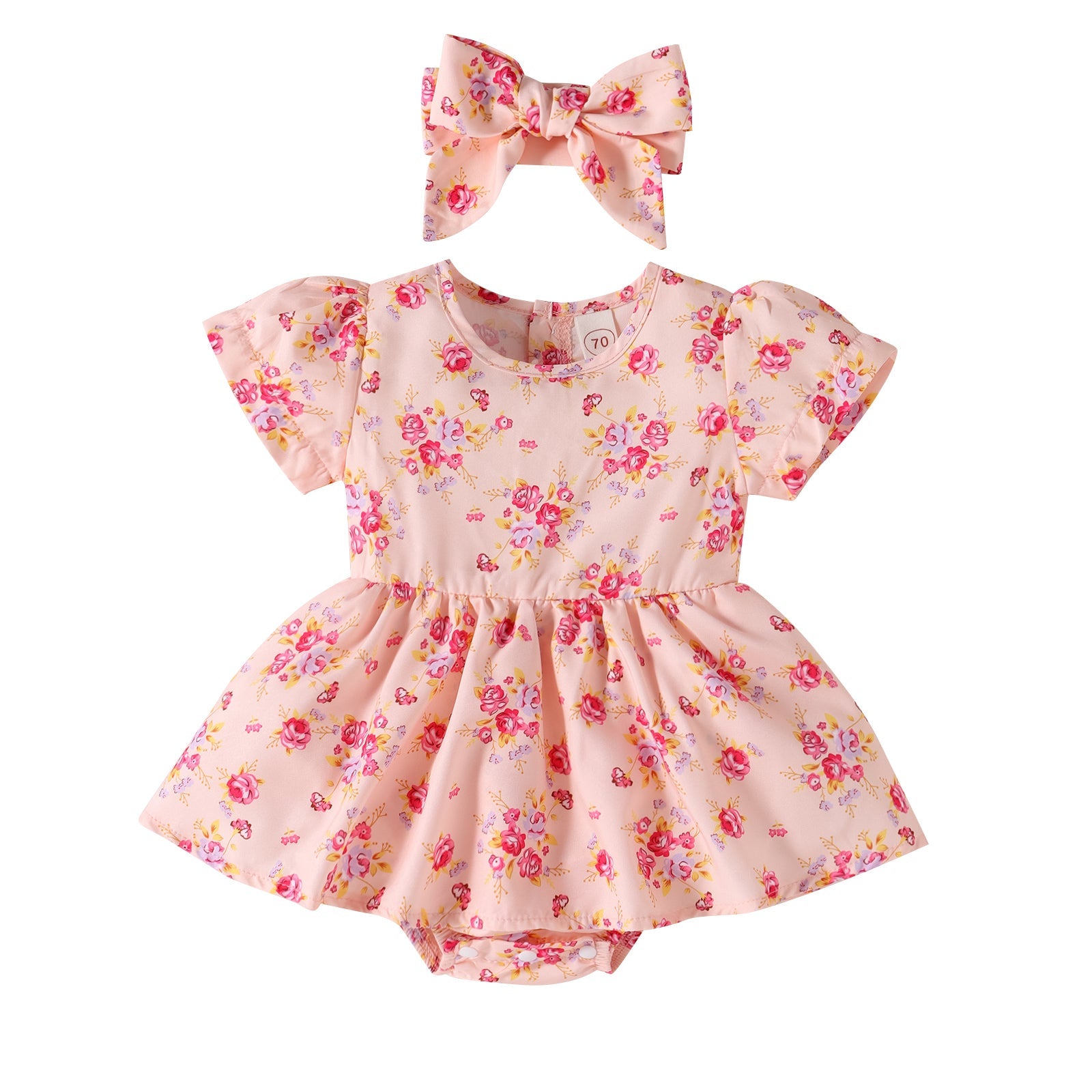 2-Piece Baby Flora Romper.