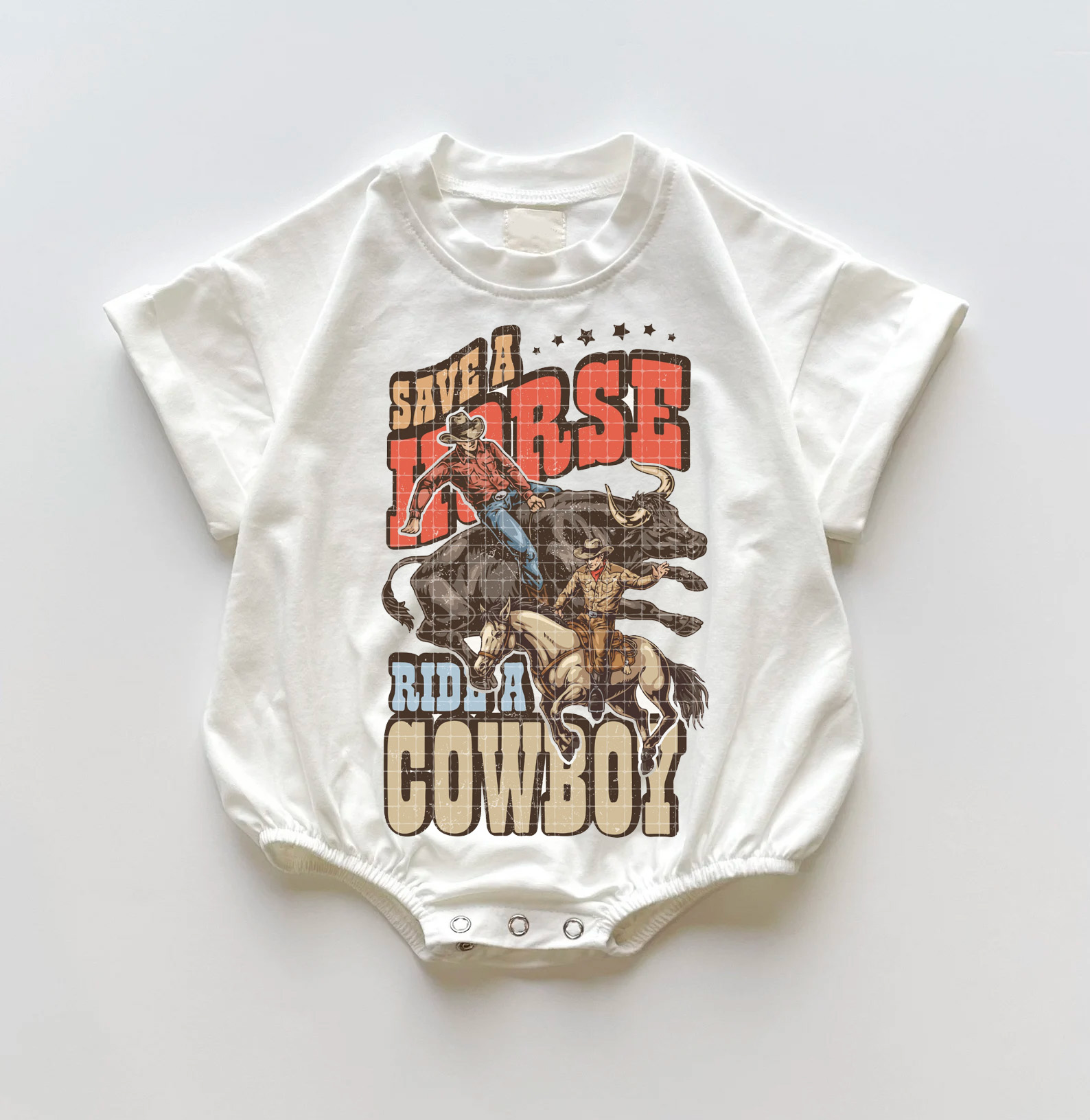 Baby Western Cowboys  Romper