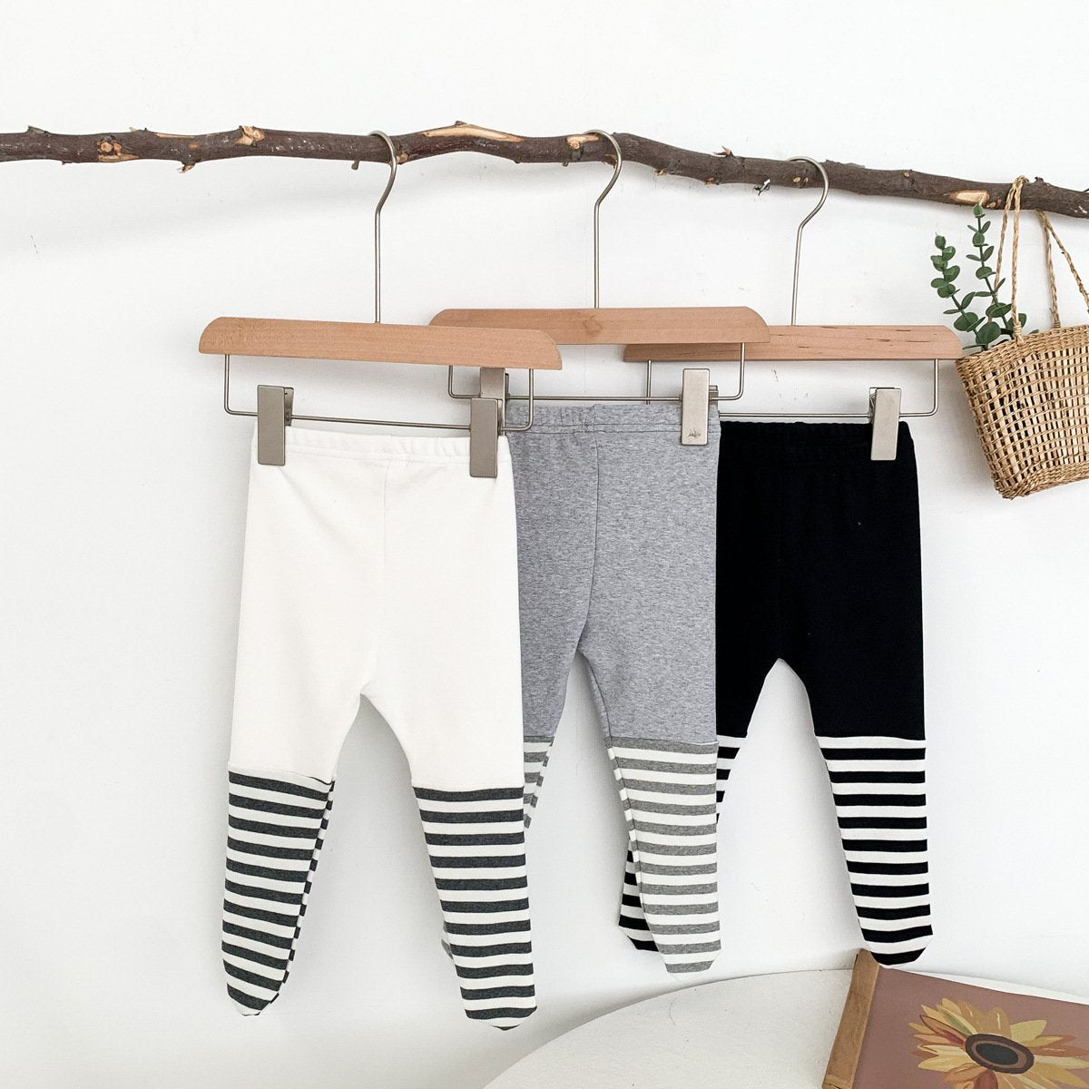 Baby Pure Striped Pantyhose-visikids