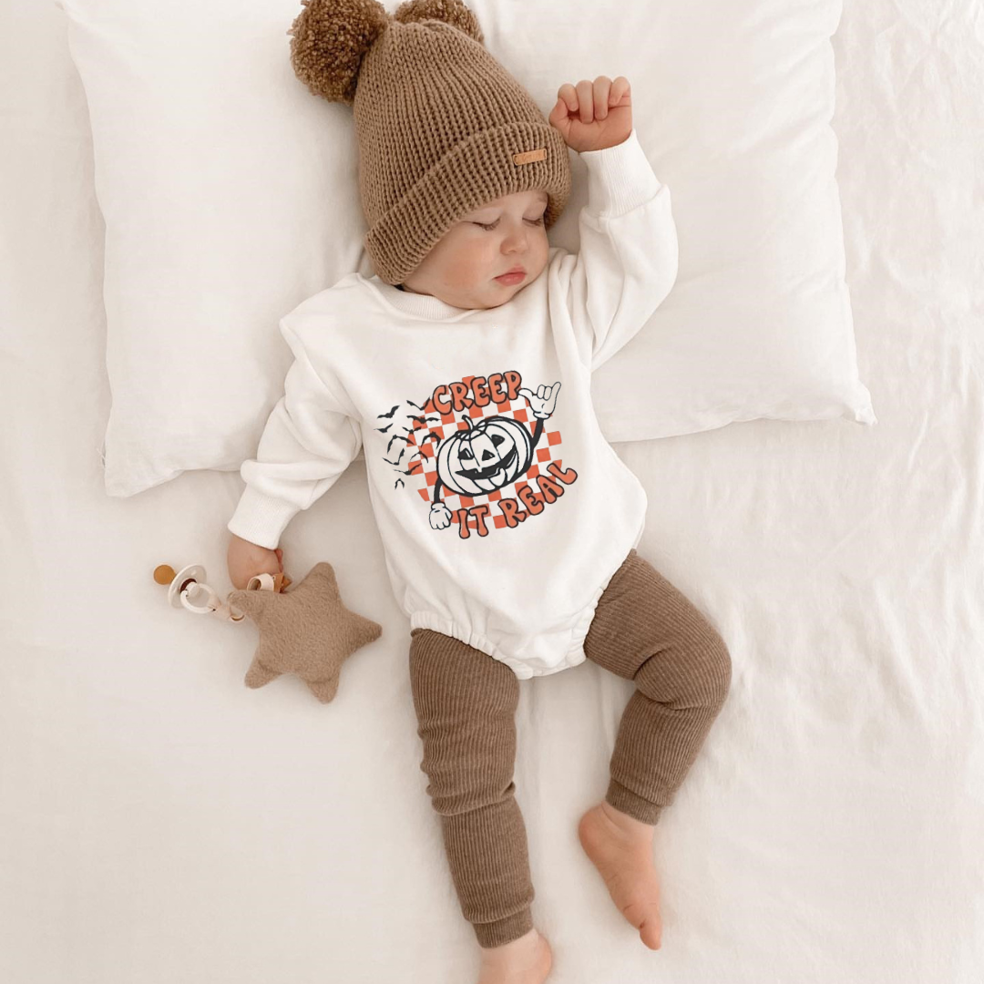 Baby Halloween Print Rompers.