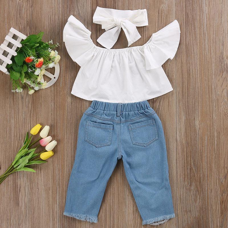 3-piece Baby Cotton Off Shoulder Suit-visikids